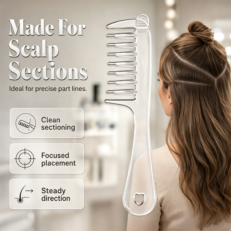 💆‍♀️ Scalp Applicator Comb Tool for Hair ✨ Targeted Scalp Treatment Comb