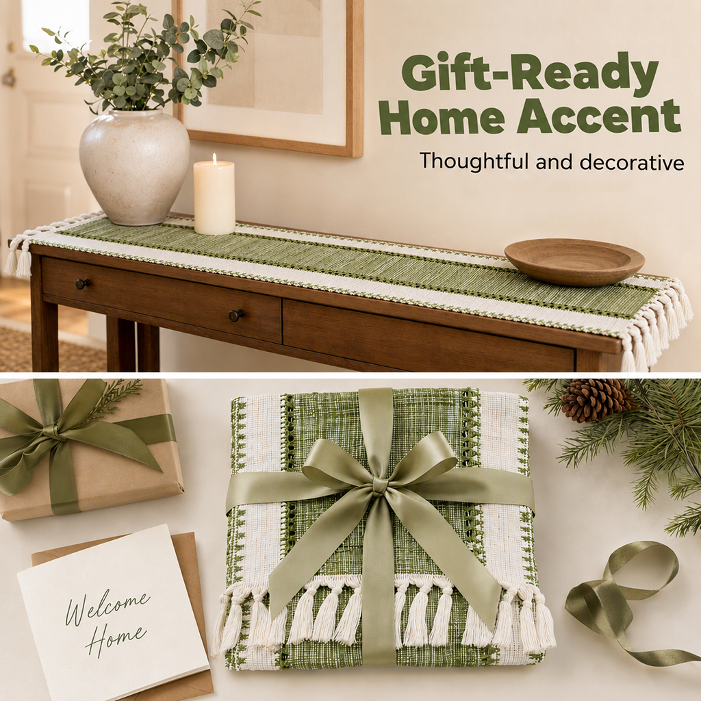 📢📢50% OFF & In Stock⏰Elegant Fringe Table Runner