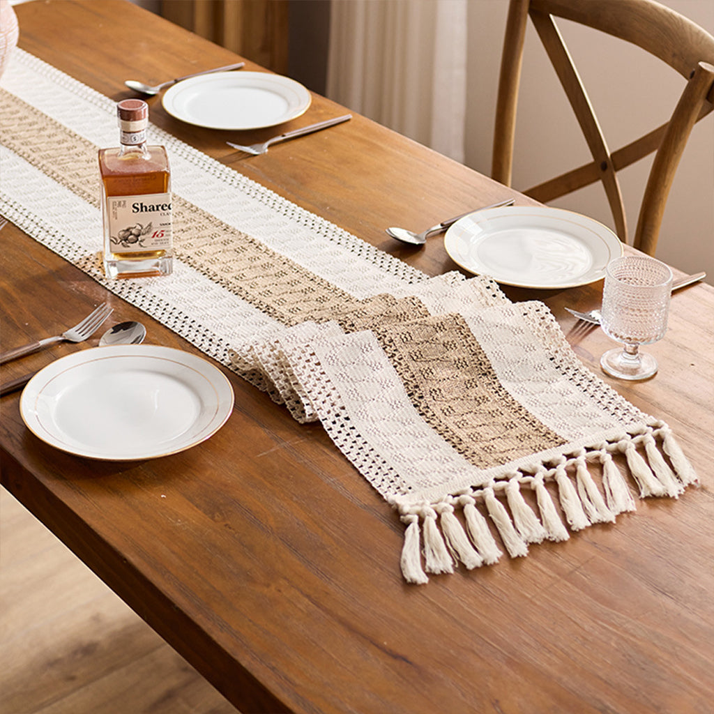 📢📢50% OFF & In Stock⏰Elegant Fringe Table Runner