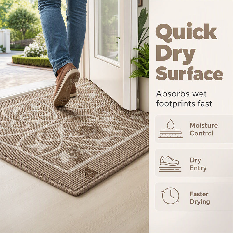 📢 LIMITED TIME 50% OFF! ✨ Non-Slip Dirt-Trapping Front Door Mat – Dust-Trapping, Quick Dry & Stay-Put Grip – Nordic-Inspired Design 🏠