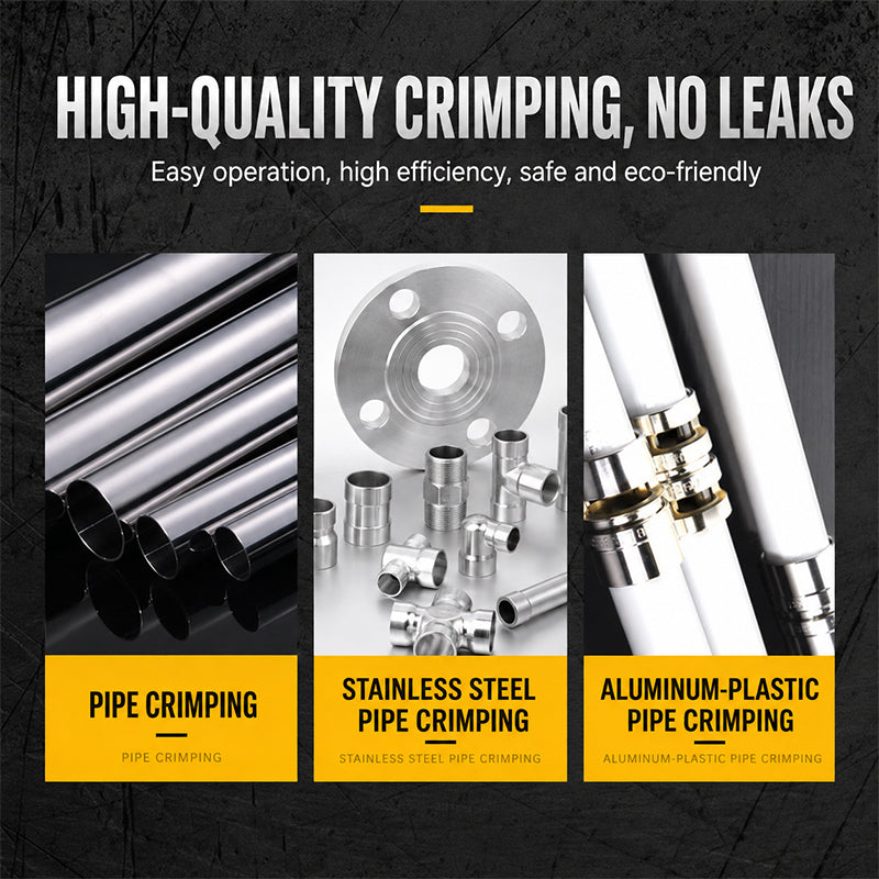 🔧 50% OFF NOW! 💪 10-Ton Hydraulic Crimping Tool – Leak-Free Fittings, Dual Pipe Compatibility & Interchangeable Dies 🛠️