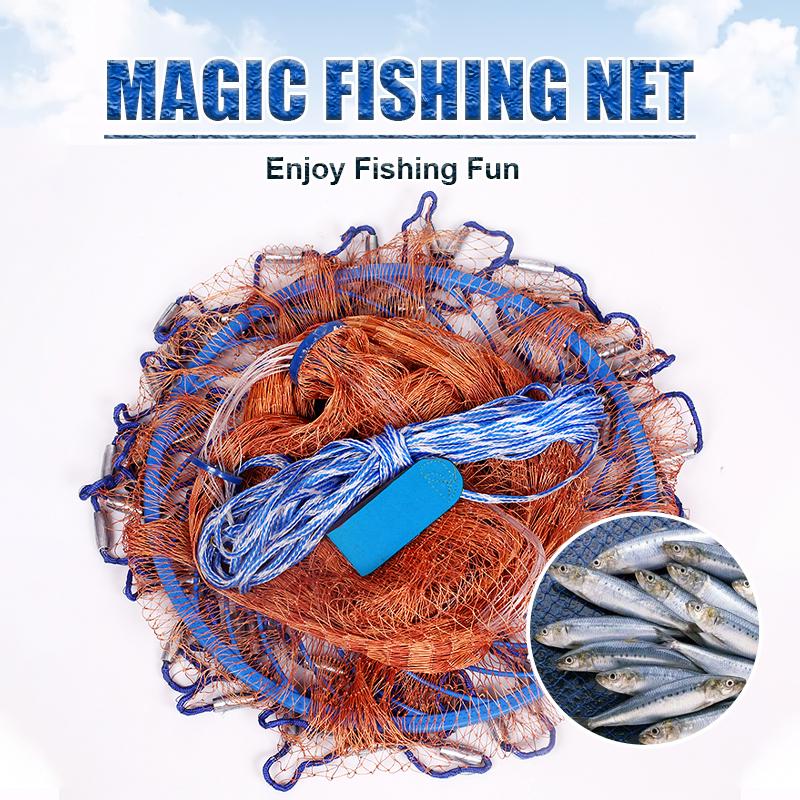 🎉 2026 Sale — Over 9,000 Sold! 🎣 Catching live bait has never been this easy — heavy-duty net, fast sinking, and built to last. Cast it right, land it full. 🐟