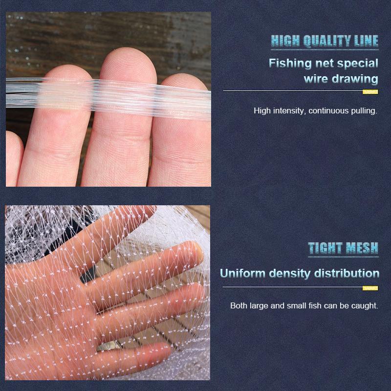 🎉 2026 Sale — Over 9,000 Sold! 🎣 Catching live bait has never been this easy — heavy-duty net, fast sinking, and built to last. Cast it right, land it full. 🐟