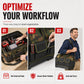 🧰 50% OFF NOW! 🛡️ Heavy Duty Tool Organizer – 1680D Oxford, ABS Waterproof Base & Industrial Strength – For Electricians, Plumbers & Carpenters 💪