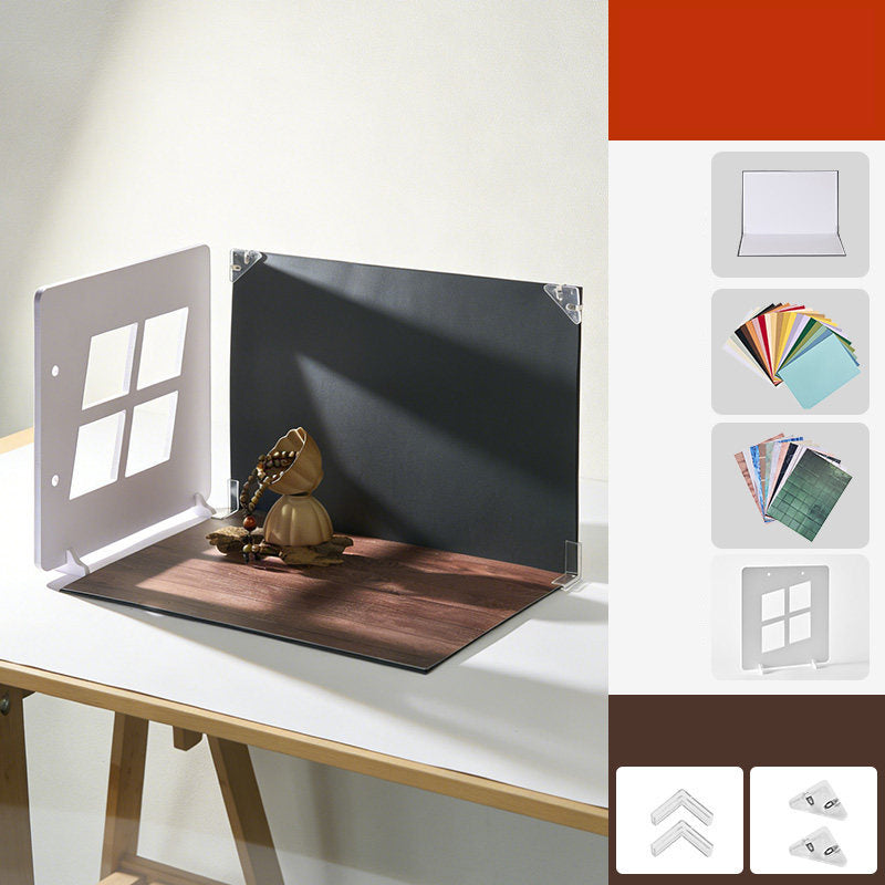 📢📢50% OFF !! ⏰Tabletop Photography Background Set