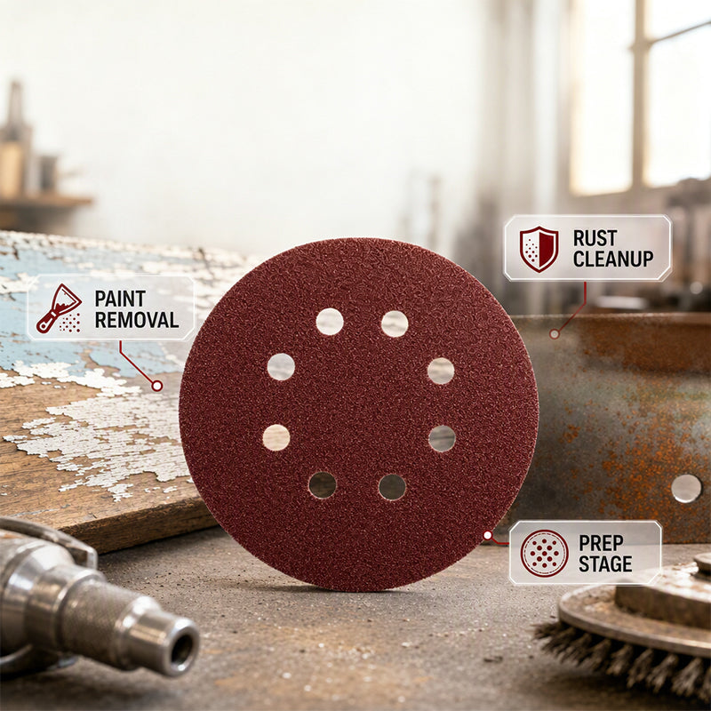 🎁2026 New Arrivals 50% OFF💥Aluminum Oxide Round Sanding Discs
