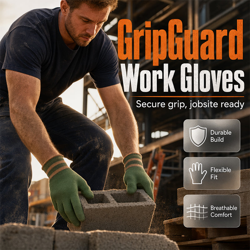 ⏰LIMITED-TIME 50% OFF! 🧤💪 Tired of gloves that slip, tear, or make your hands sweat? These rubber-coated work gloves grip tight, breathe easy, and outlast the job — every time. 🛠️