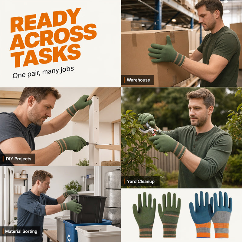 ⏰LIMITED-TIME 50% OFF! 🧤💪 Tired of gloves that slip, tear, or make your hands sweat? These rubber-coated work gloves grip tight, breathe easy, and outlast the job — every time. 🛠️