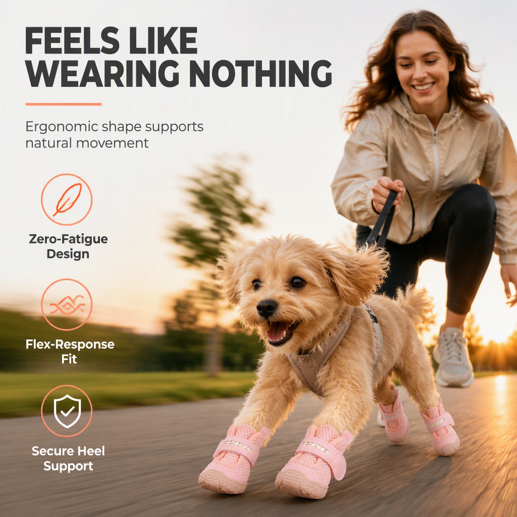 🤯Protect Dog Paws On Walks!⚡50% OFF Limited‑Time｜Stylish LED Dog Boots For Night Visibility 🐶