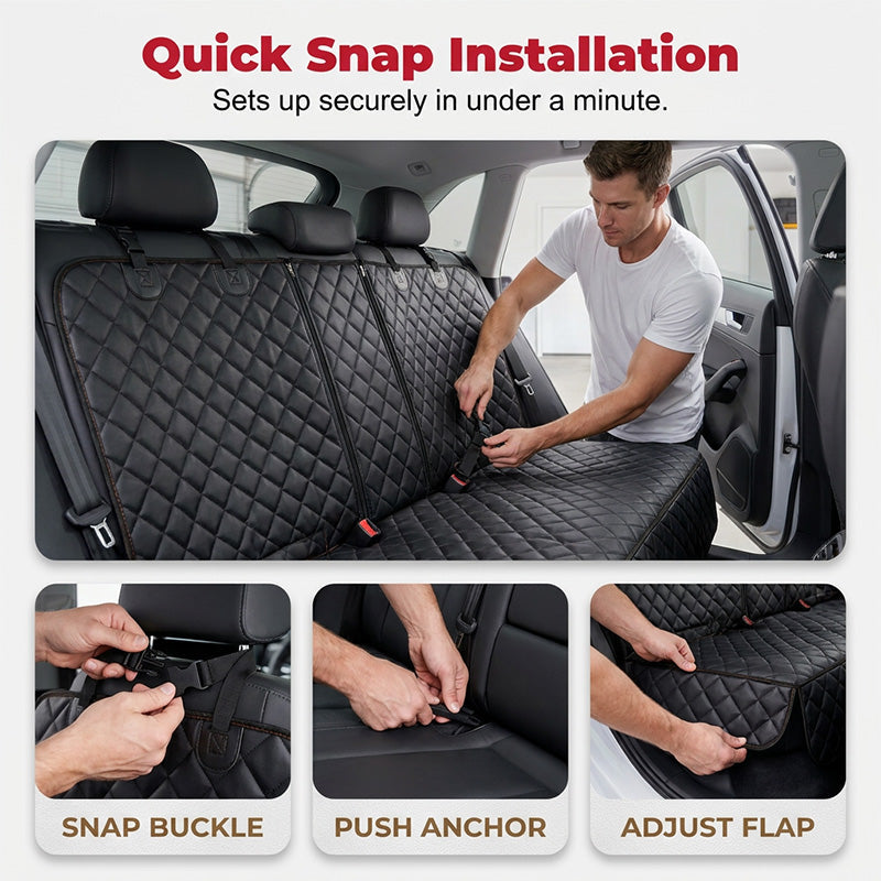 🐾 LIMITED‑TIME 50% OFF! 🚗 Foldable Dog Car Seat – Waterproof, Secure & Comfort‑fit for Pets 🐶
