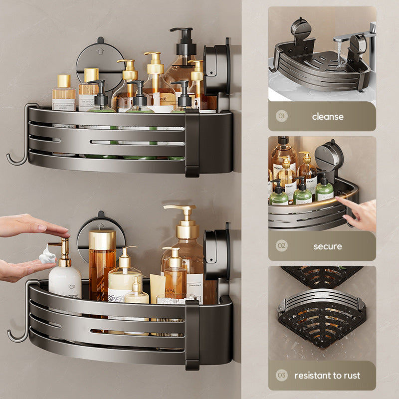 📢📢50% OFF !! ⏰Wall Mounted Bathroom Organizer with Suction Cup