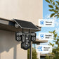 ☀️ Solar Triple-Lens Security Camera – Clear Day/Night Monitoring, Outdoor Home Surveillance for Yard, Driveway & Garage 🏠
