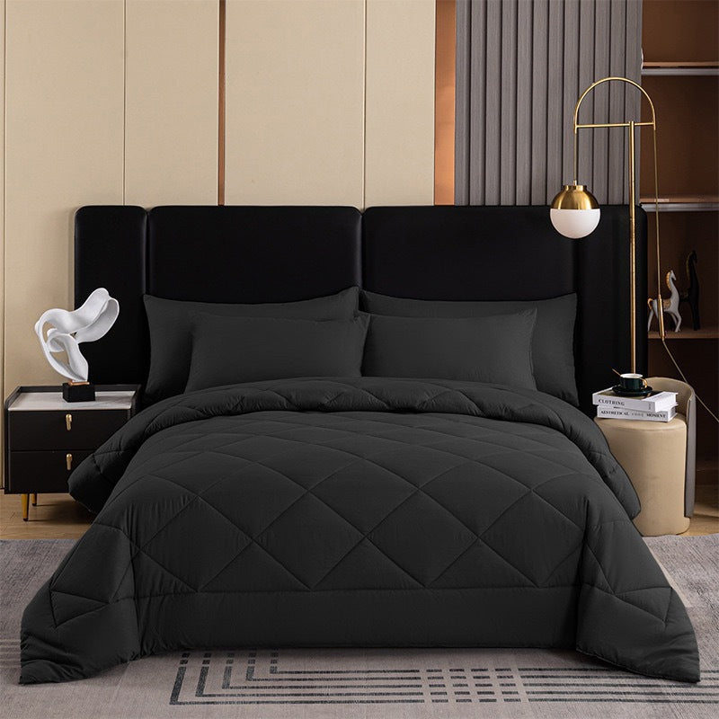 ⏳Time-Limited Special⏰3-Piece Quilted Comforter Set with Shams