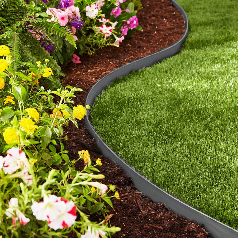 ⏳🔥LIMITED-TIME 50% OFF! ⏰10M Landscape Edging Plastic Roll with 30 PCS Spikes
