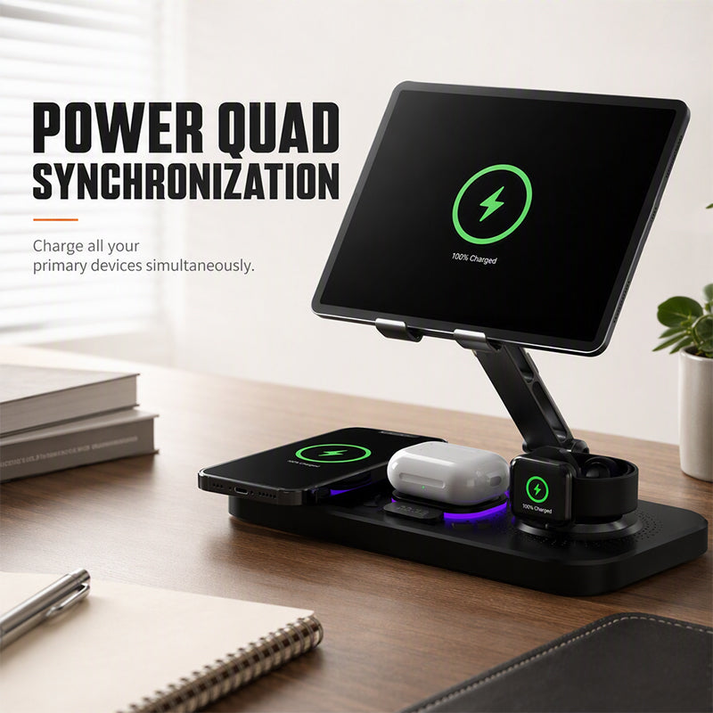 ⚡📱4-in-1 Magnetic Wireless Charging Station