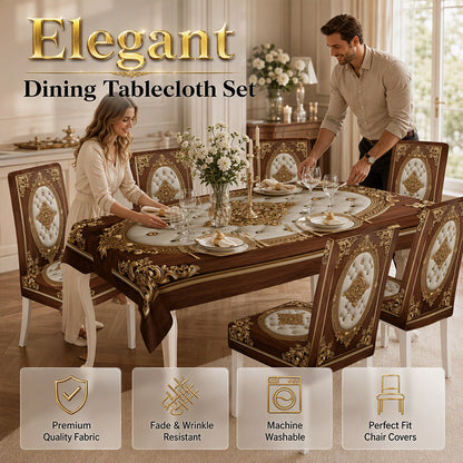 📢📢50% OFF !! ⏰Elegant Dining Tablecloth Set