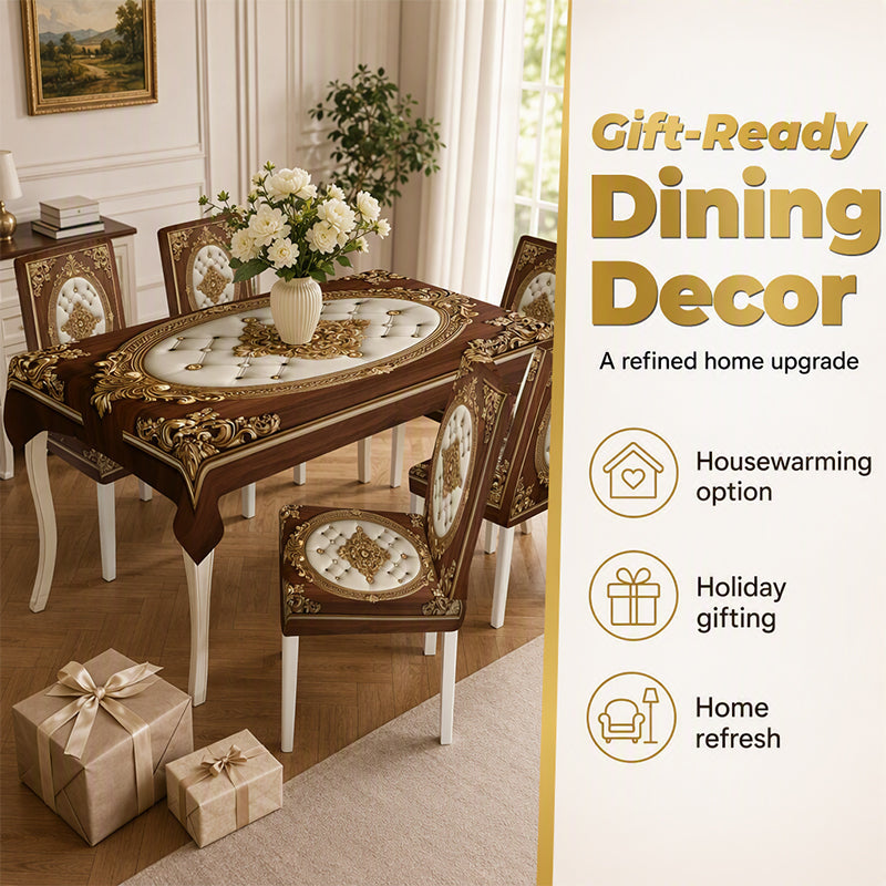 📢📢50% OFF !! ⏰Elegant Dining Tablecloth Set