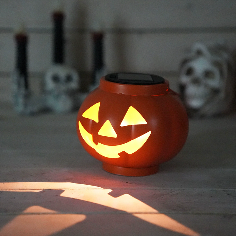 Solar Pumpkin Lantern Halloween