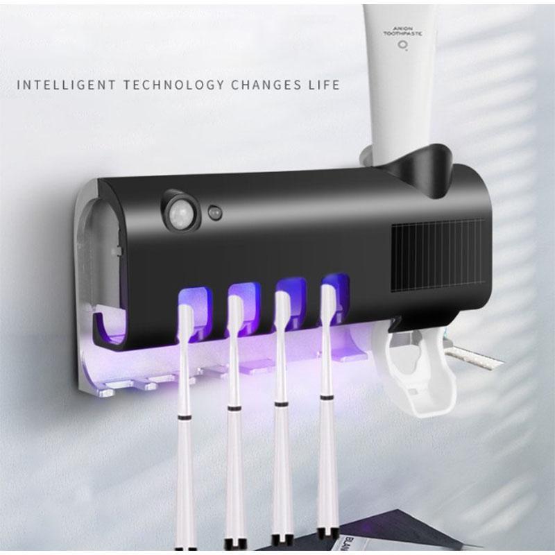 🚿 LIMITED-TIME 50% OFF! ✨ Wall-Mounted UV Toothbrush Sanitizer – 360° Sterilization, Human Induction & No-Drill Wireless Design – Cleaner Brushes, Fresher Bathroom