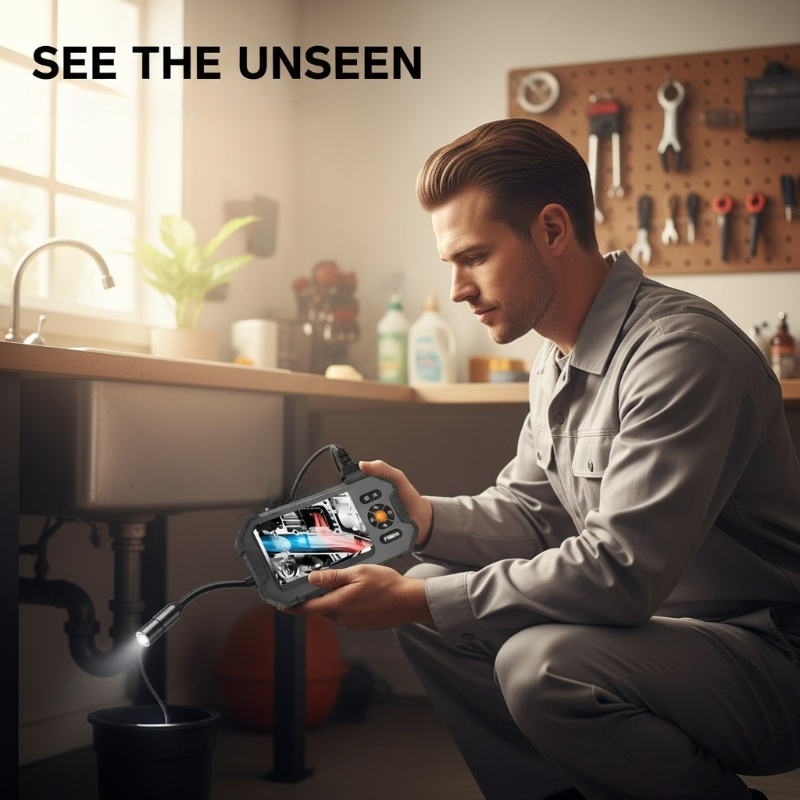 🔍 LIMITED‑TIME 50% OFF! ⚡ Portable 1080P HD Endoscope Camera with 4.3" Screen – Waterproof, Handy, High‑clarity ✨