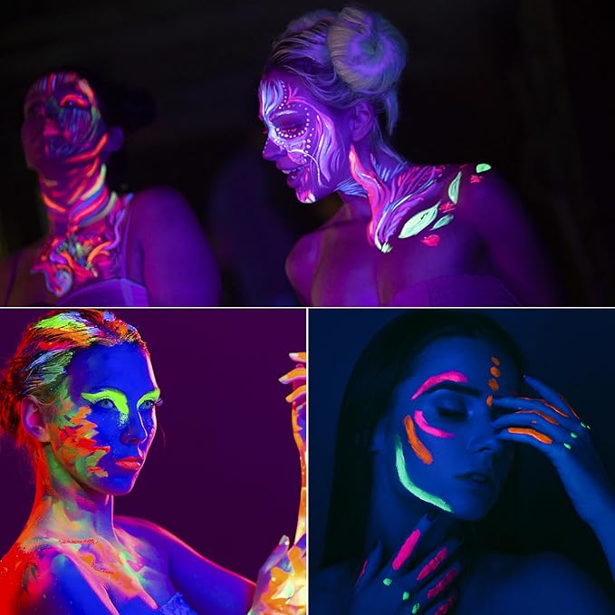 💥 Luminescent Water‑Soluble Body Painting Crayons – Fun, Skin‑Friendly, Easy‑to‑Wash ✨