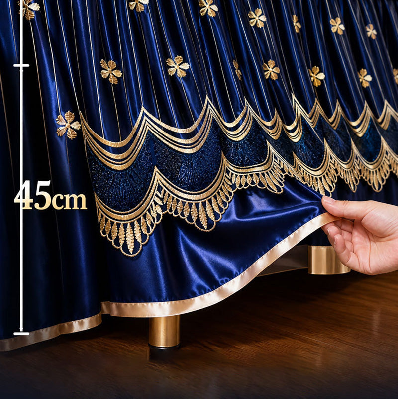 📢📢50% OFF !!⏰Quilted Bed Skirt with 18-Inch Drop