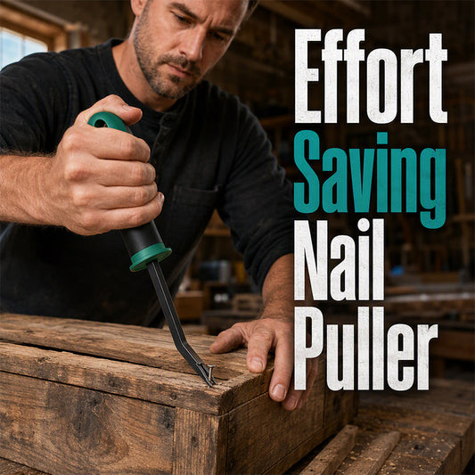 🔥HOT SALE 50% OFF! 🔨😫 Stop wrestling with stubborn staples — this nail puller pries them out fast with less effort. Ergonomic grip, angled tip, and built for repeat use. ✨