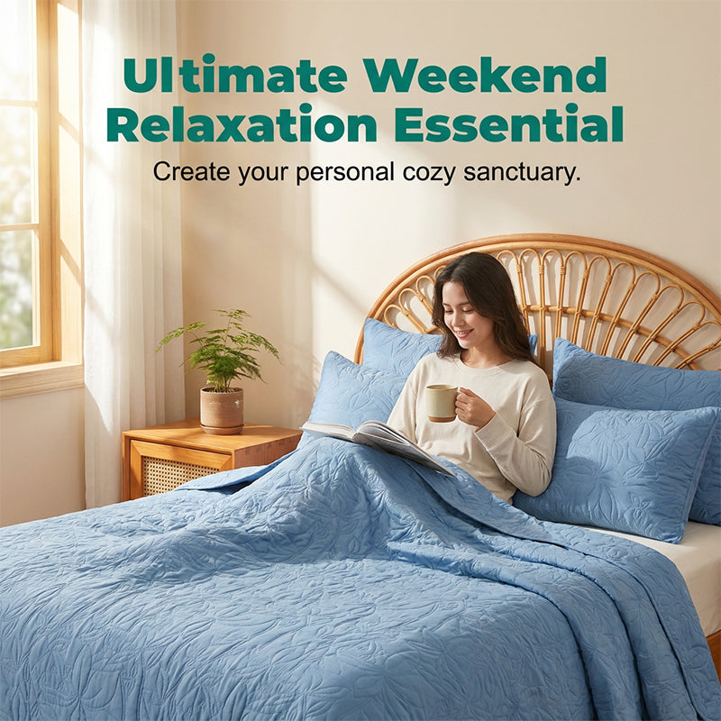 ⏳Limited-time 50% off⏰Solid Color 100% Cotton Bedding 4-Piece Set🛏️