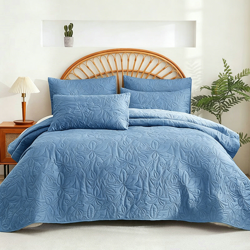 ⏳Limited-time 50% off⏰Solid Color 100% Cotton Bedding 4-Piece Set🛏️