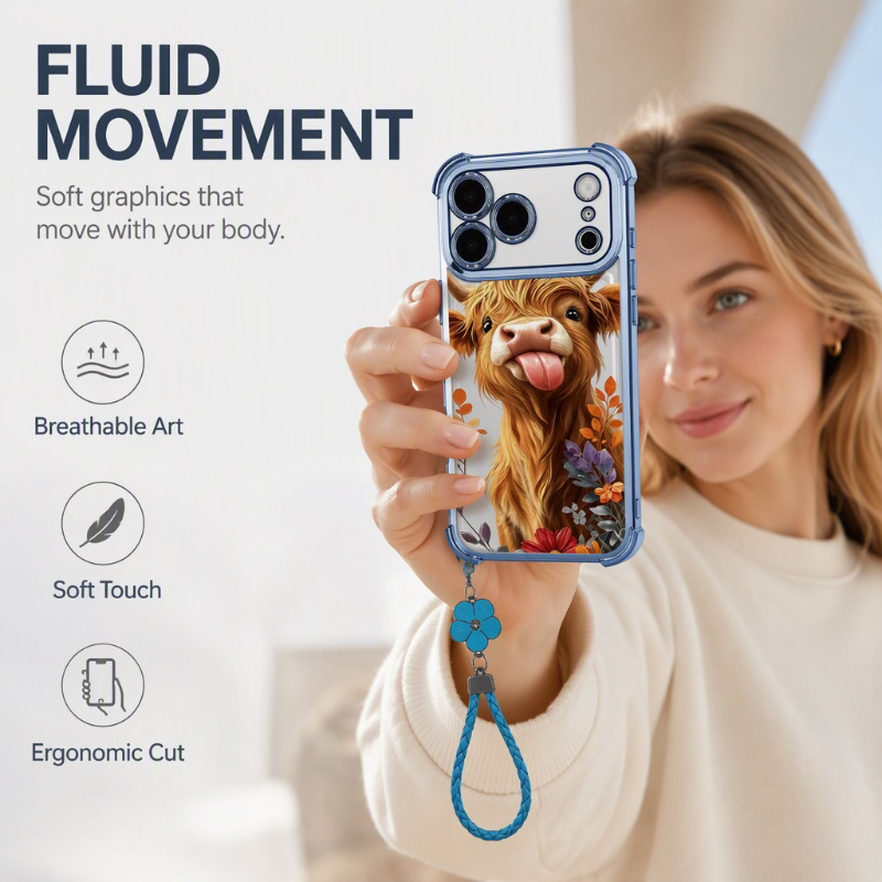 📱 LIMITED TIME 50% OFF! 🐄 Protective Phone Case Art – Vibrant HD Print, Shockproof & Built to Last – Cute Highland Cow Design ✨