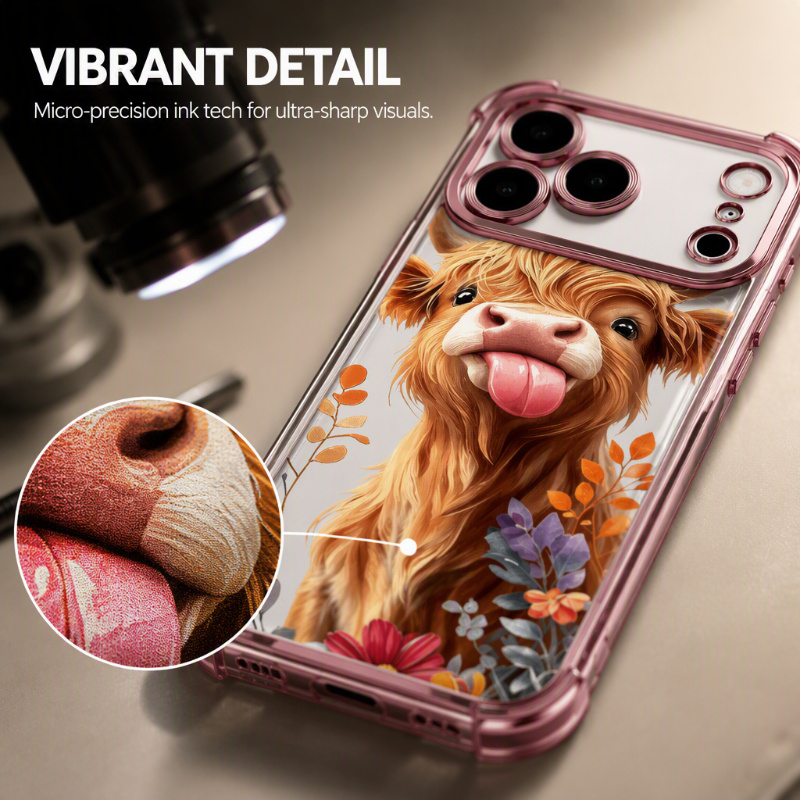 📱 LIMITED TIME 50% OFF! 🐄 Protective Phone Case Art – Vibrant HD Print, Shockproof & Built to Last – Cute Highland Cow Design ✨