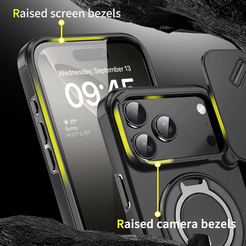 📱 LIMITED TIME 50% OFF! 🧲 Magnetic Phone Case with Ring Stand for iPhone – Military-Grade Drop Protection, 360° Rotatable Stand & Slide Camera Cover ✨
