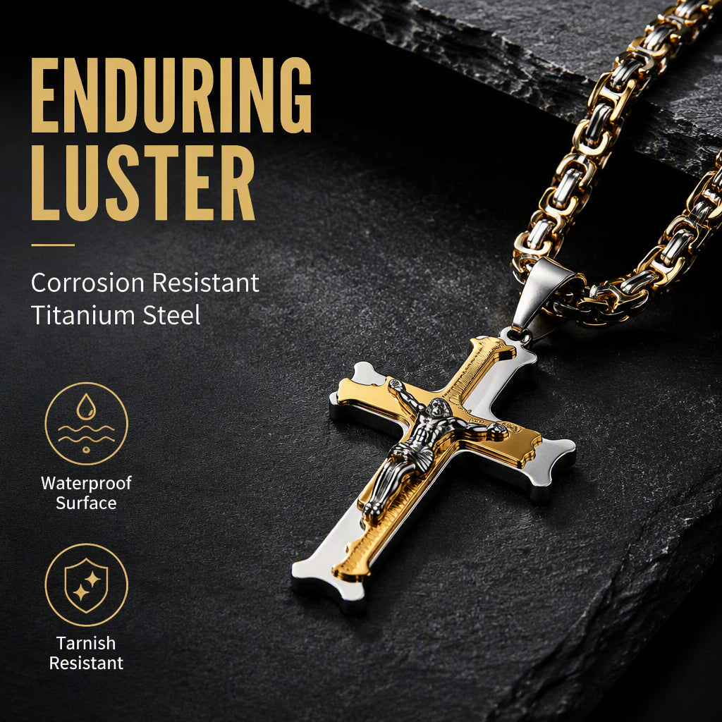 ✨2026 Hot Sale✝️Bold Cross Pendant Necklace