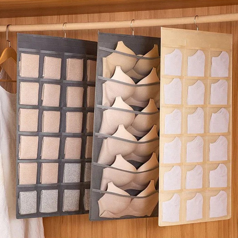 🧦Double-Sided Storage Underwear Hanging Organizer