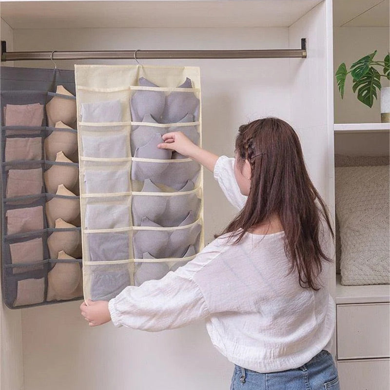 🧦Double-Sided Storage Underwear Hanging Organizer
