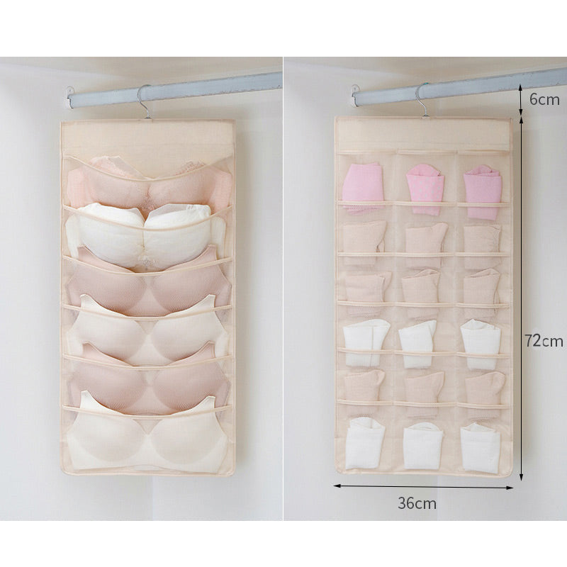 🧦Double-Sided Storage Underwear Hanging Organizer