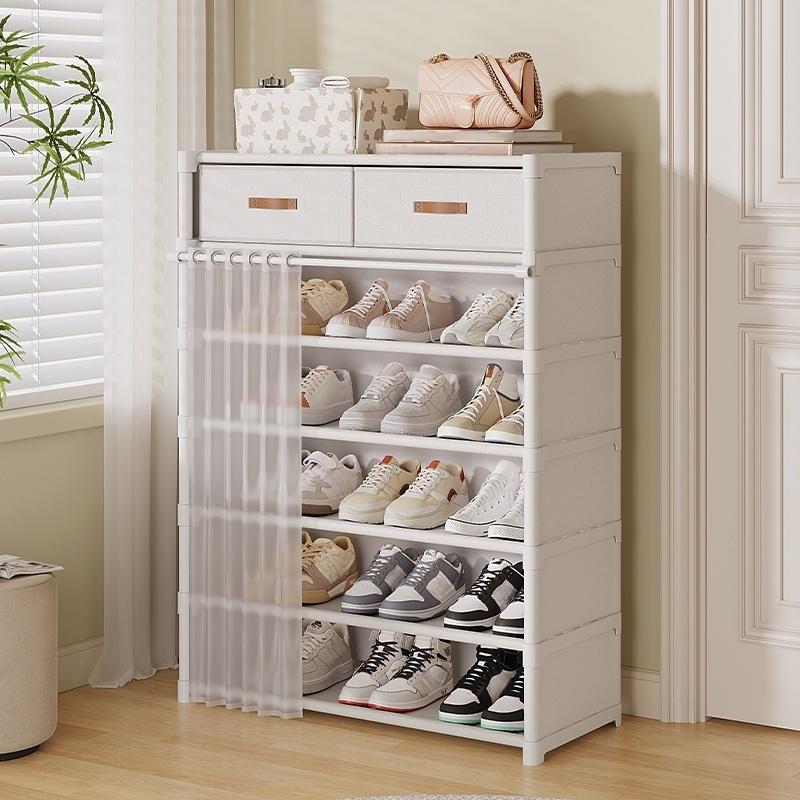 👟 LIMITED-TIME 50% OFF! 🏠 Multi-Layer Shoe Rack – 360° Dustproof Protection, Removable Shelves & Dual Top Drawers – Compact Space-Saving Design ✨