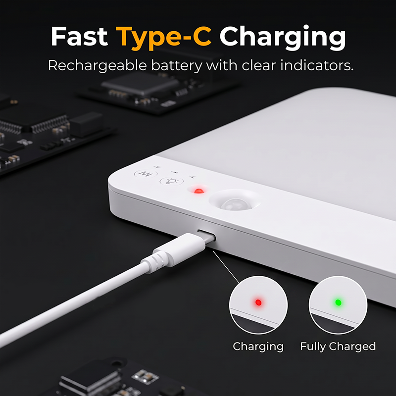 💡 50% OFF NOW! 🔄 Motion Sensor Ceiling Light – Magnetic Mount, Remote‑Controlled & Rechargeable – For Hallways, Stairs & Entryways 🏠