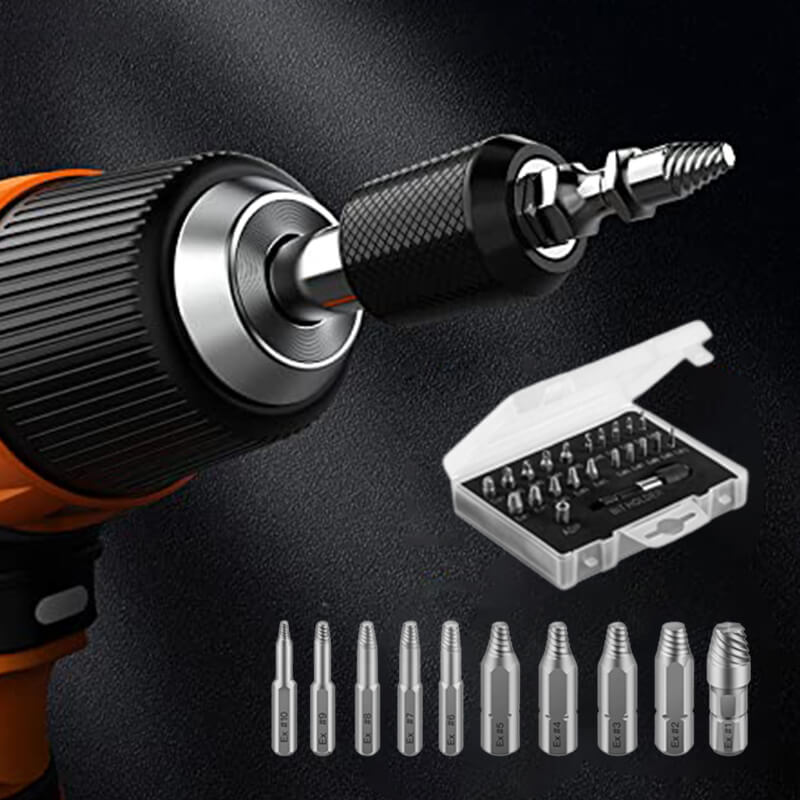 📢📢50% OFF !! ⏰ 22PCS Screw Extractor Set – Alloy steel, removes rusted & stripped bolts ✨
