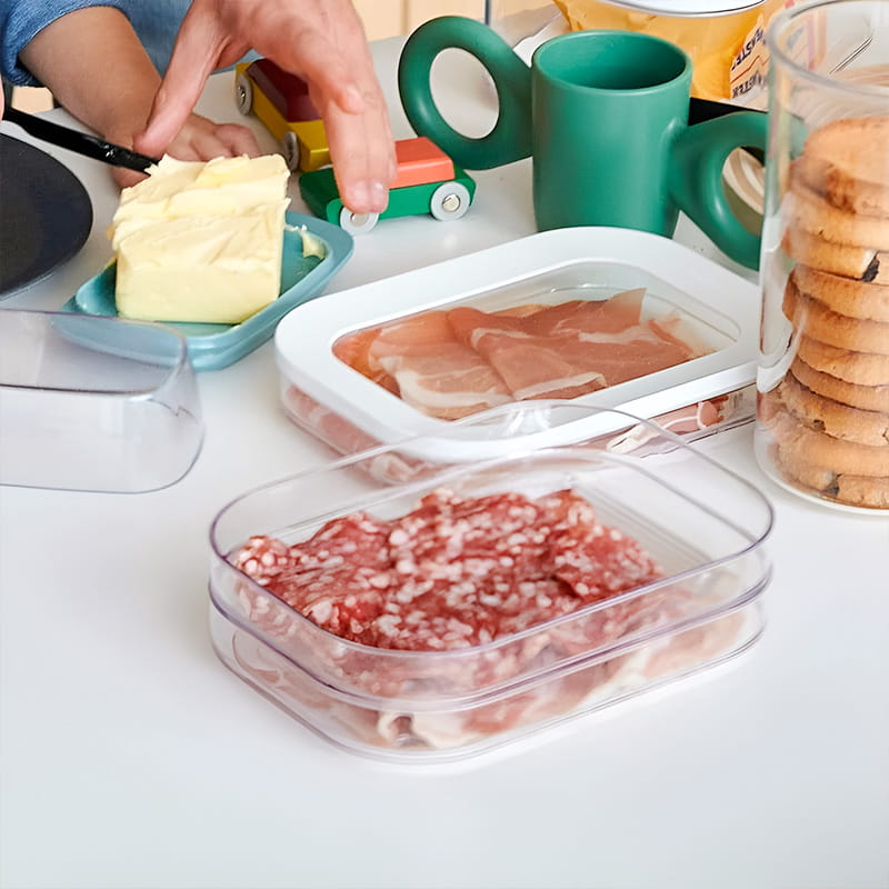 🧊 LIMITED‑TIME 50% OFF! 🥬 22,194 Sold – Clear Fridge Storage Container with Lid – Transparent Visibility, Stackable Design & 3 Size Options 🥑