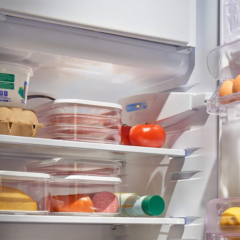 🧊 LIMITED‑TIME 50% OFF! 🥬 22,194 Sold – Clear Fridge Storage Container with Lid – Transparent Visibility, Stackable Design & 3 Size Options 🥑