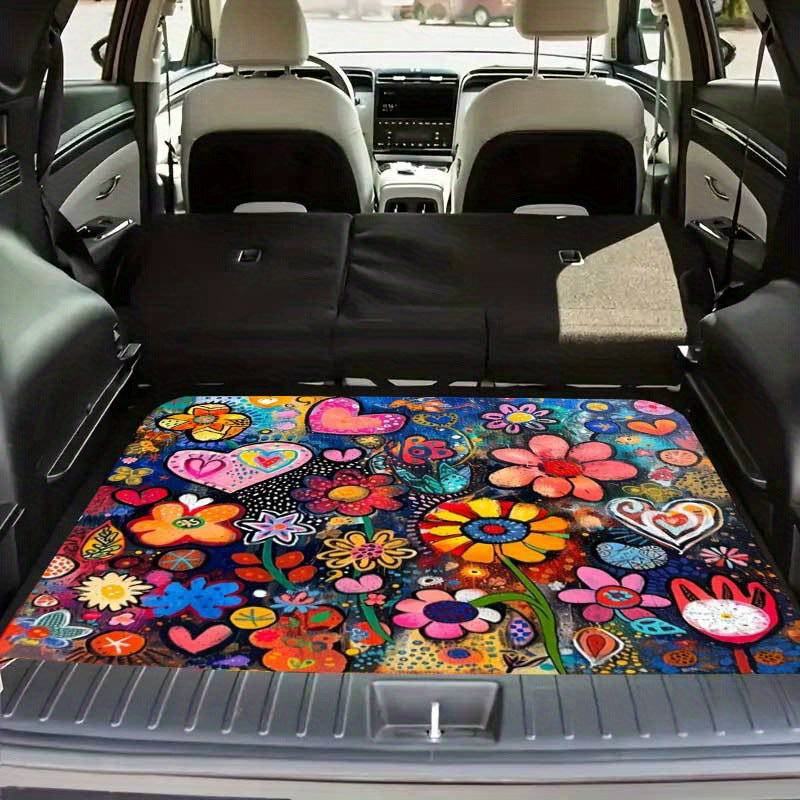 🚗 Save 50%! 🏵️ Universal Car Trunk Mat – Non‑slip, durable & easy‑clean ✨