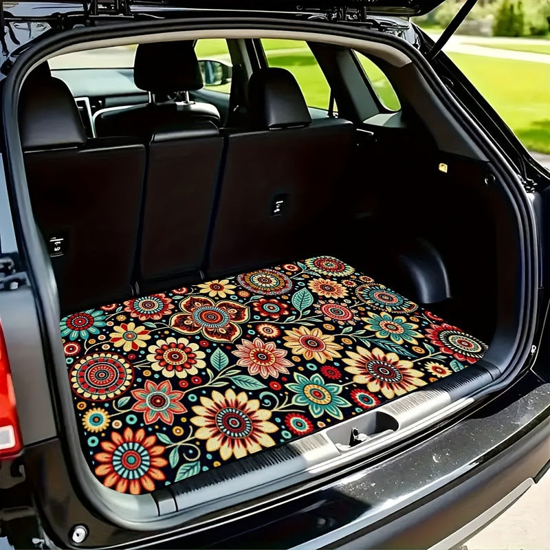 🚗 Save 50%! 🏵️ Universal Car Trunk Mat – Non‑slip, durable & easy‑clean ✨