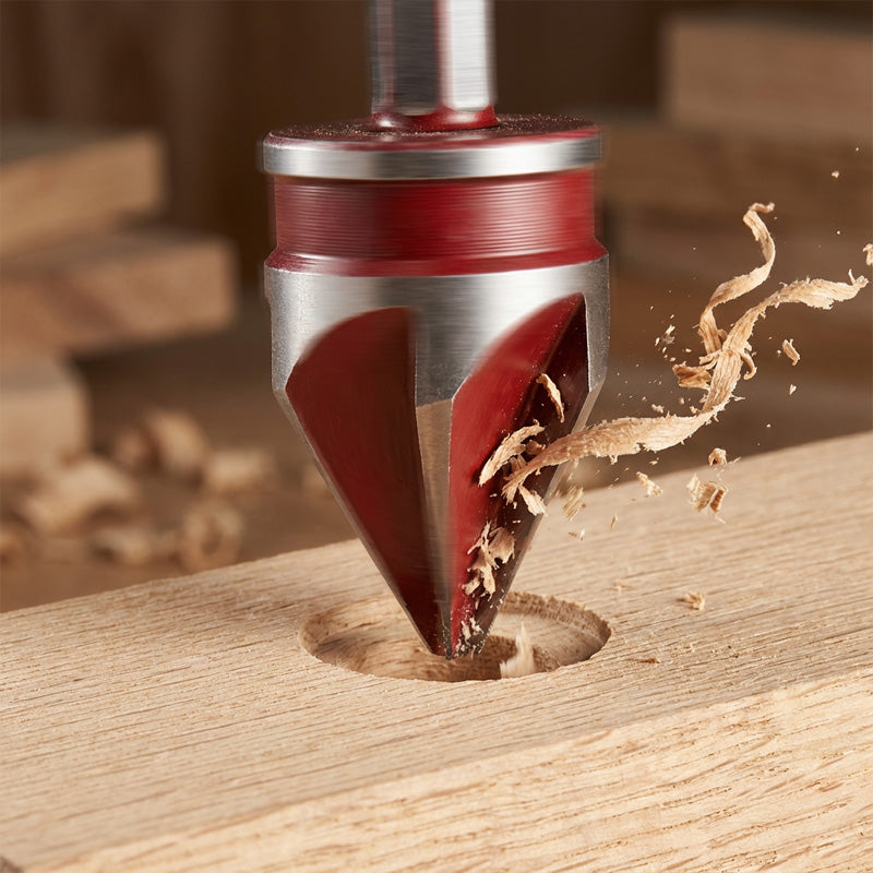 High-Carbon Steel Countersink Drill Bit Set — Precision Drilling for Wood and Metal! ✨