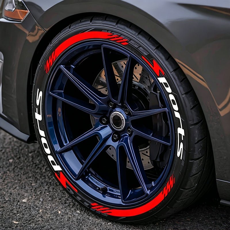 📢📢50% OFF !! ⏰Universal Sports Tire Sidewall Letter Stickers