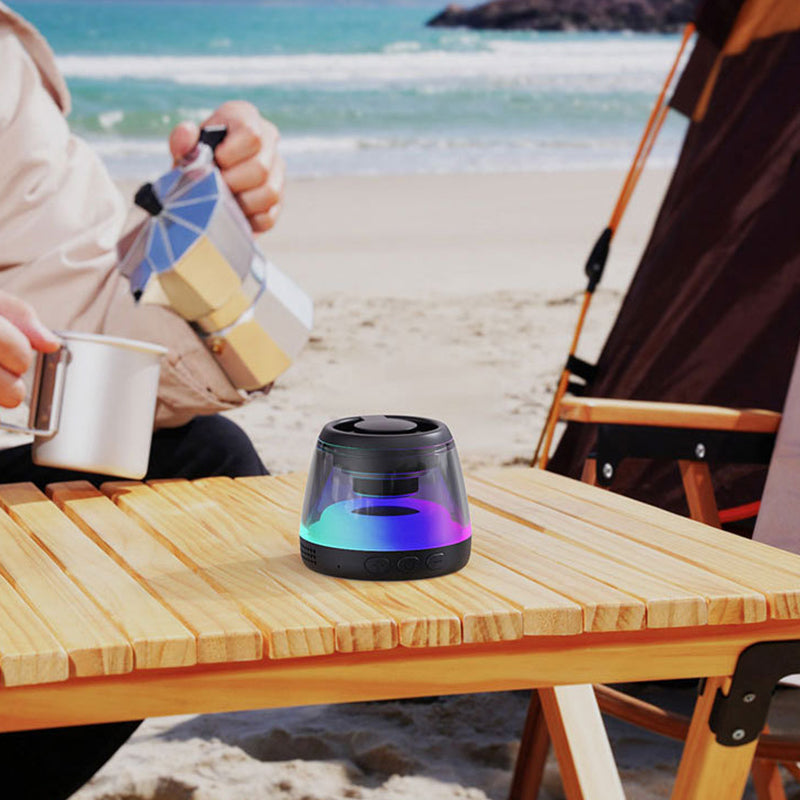 🔊 50% OFF NOW! 🎵 Magnetic Mini Bluetooth Speaker – RGB Light, Stereo Sound & Portable – Attaches to Phones & Metal Surfaces 🧲