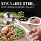 🍖 50% OFF! ⏳ Stainless Steel Meatball Maker – 304 Food-Grade Steel, Non-Stick Smooth Surface & One-Press Design – Perfect Meatballs in Seconds ✨