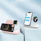 ⚡ Foldable 3-in-1 Wireless Charging Station – 15W Charger for Phone, Watch & Earbuds