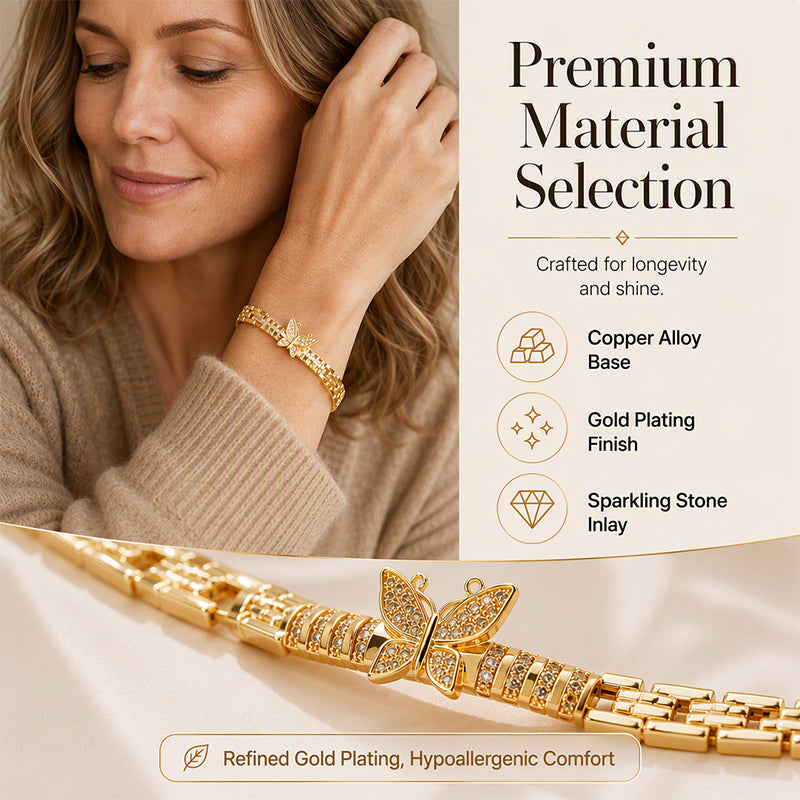 Butterfly Link Bracelet