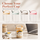 Portable Glass Overnight Oats Jar with Spoon and Leakproof Lid Yogurt Container for Office Workers